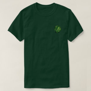 Camiseta Hoja de Monstera Tropical