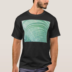Camiseta Hoja de palma de planta verde suave