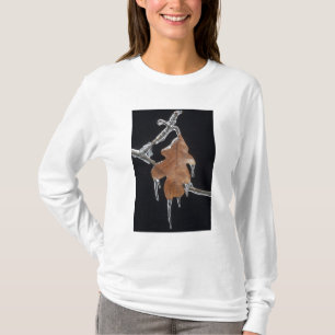 Camiseta Hoja de roble con carámbanos después de la torment