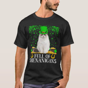Camiseta Hoja De Shamrock Llena De Shenanigans Ragdoll St.