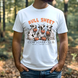 Camiseta Hoja de toros, divertida Halloween