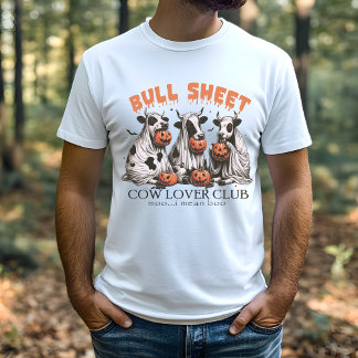 Camiseta Hoja de toros, divertida Halloween