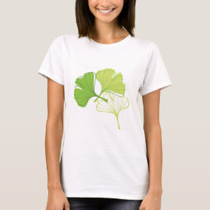 Camiseta Hoja del Ginkgo