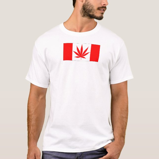 Camiseta Hoja del pote de Canadá - Route420 (Anverso)