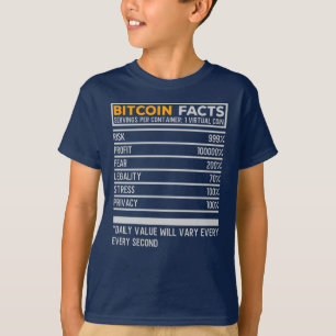 Camiseta Hoja informativa de Bitcoin
