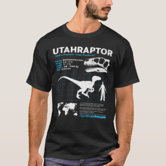 Camiseta Hoja informativa de Utahraptor