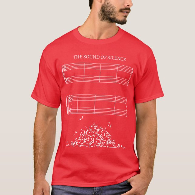 Camiseta Hoja sin hoja Sonido musiche de (Anverso)
