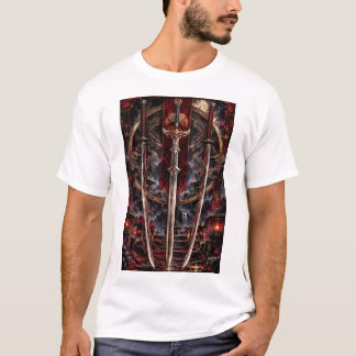 Camiseta hoja triple