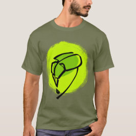 Camiseta Hoja Verde
