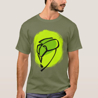 Camiseta Hoja Verde