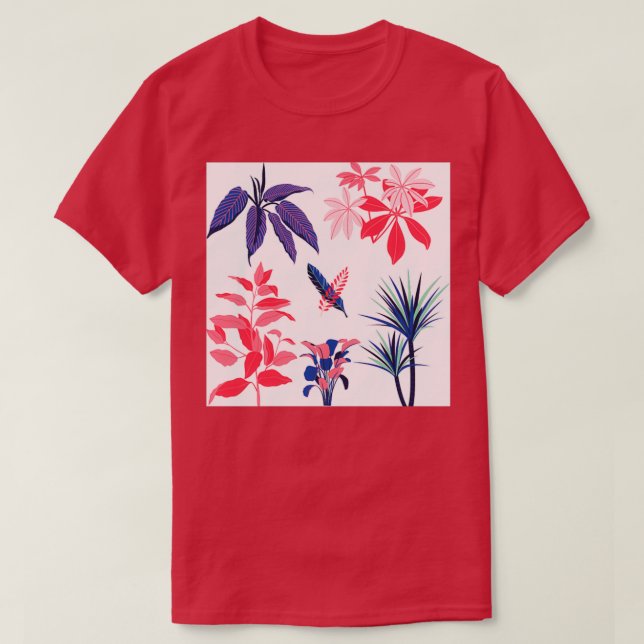 Camiseta Hojas de árbol de otoño (Diseño del anverso)