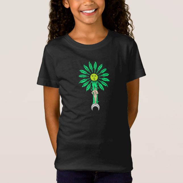 Camiseta Hojas de árbol sagrado de Hermes (Anverso)