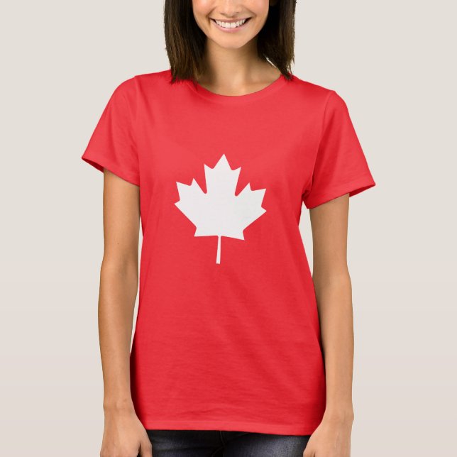 Camiseta Hojas de arce de Canadá (Anverso)