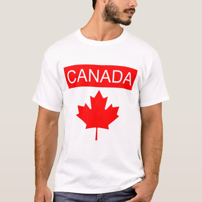 Camiseta Hojas de Arce de Canadá Hombres (Anverso)