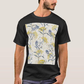 Camiseta Hojas de bayas amarillas otoñales, sin costuras co