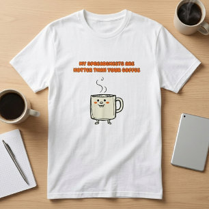 Camiseta Hojas de cálculo calientes Humor de oficina Diseño