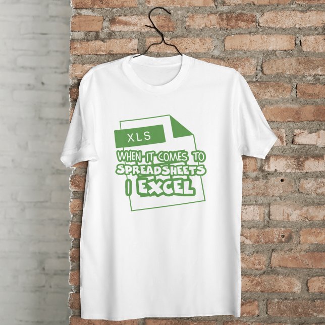 Camiseta Hojas de cálculo divertidas de Accountant y excel (Subido por el creador)