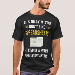 Camiseta Hojas de cálculo inteligentes para personas