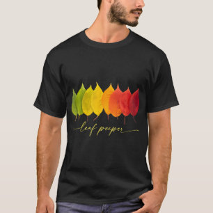 Camiseta Hojas de hoja perpres Otoño Colores de hojas de ot