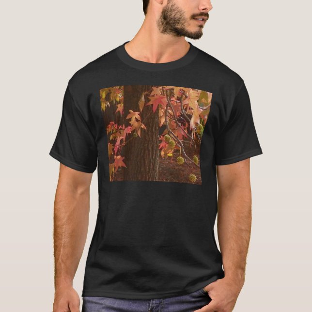 Camiseta hojas de la caída (Anverso)
