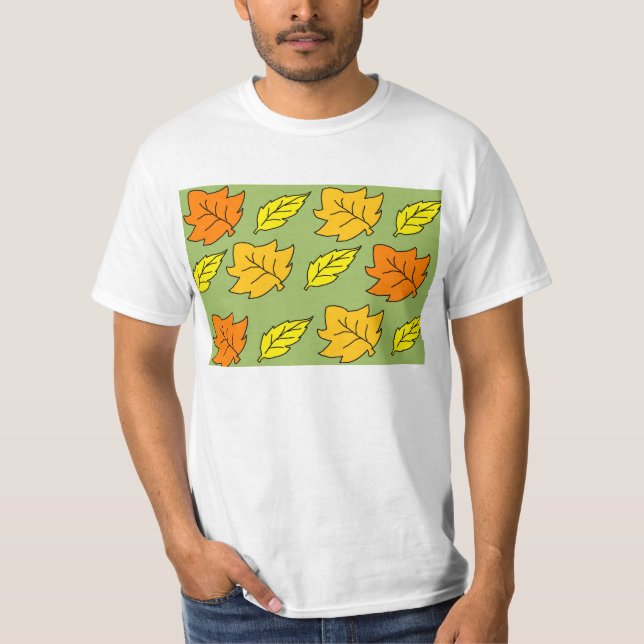 Camiseta Hojas de la caída (Anverso)