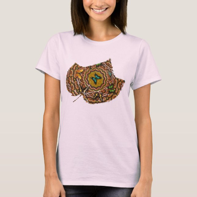 Camiseta Hojas de mariposa (Anverso)