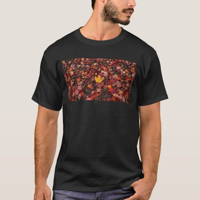 Camiseta Hojas de otoño  (Anverso)