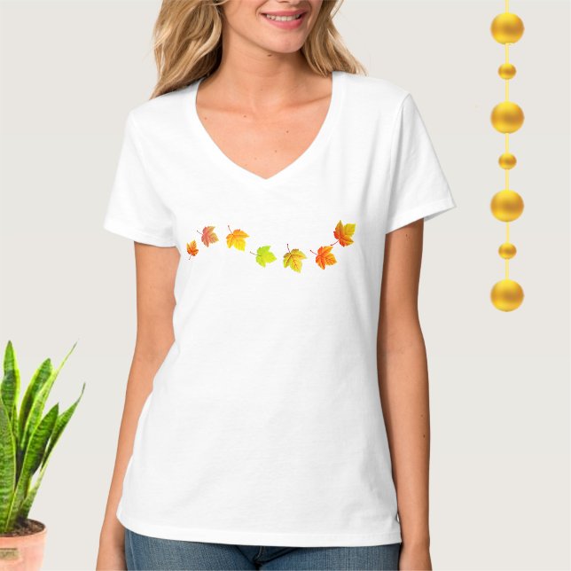 Camiseta Hojas de otoño  (Subido por el creador)