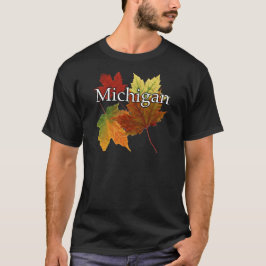 CAMISETA HOJAS DE OTOÑO EN MICHIGAN