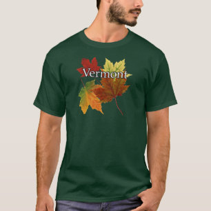 CAMISETA HOJAS DE OTOÑO EN VERMONT