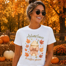 Hojas de Otoño y Café Por Favor Mujer