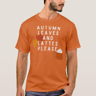 Camiseta Hojas de otoño y últimas por favor