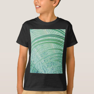 Camiseta Hojas de palma de la planta verde suave