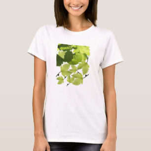 Camiseta Hojas de parra verde