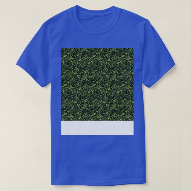 Camiseta Hojas de patrón sin soldadura Planta de hojas de f (Diseño del anverso)