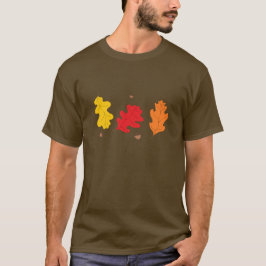 Camiseta Hojas de roble y alcornoques de otoño