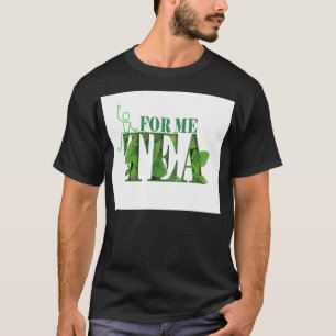 Camiseta Hojas de té de menta para los amantes del té