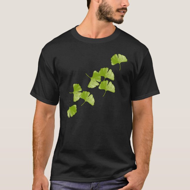 Camiseta Hojas del Ginkgo (Anverso)