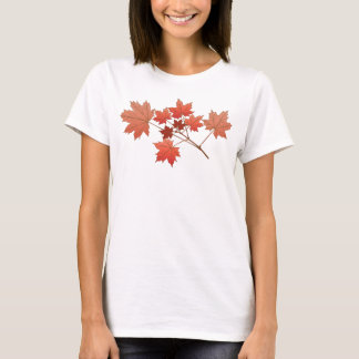 Camiseta Hojas del rojo
