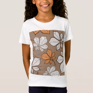 Camiseta Hojas estilizadas 7