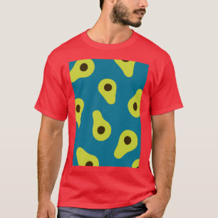 Camiseta Hojas exóticas sutiles de aguacate