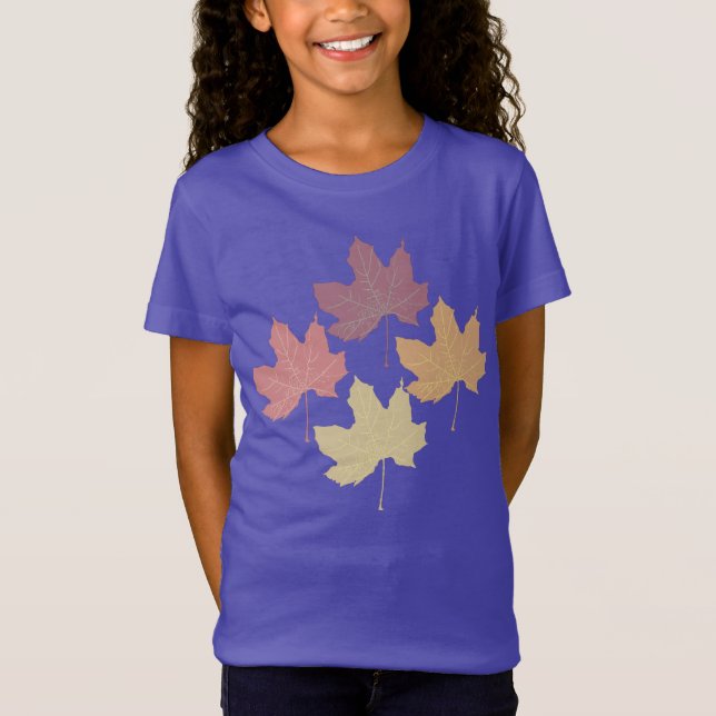 CAMISETA HOJAS MAPLE (Anverso)