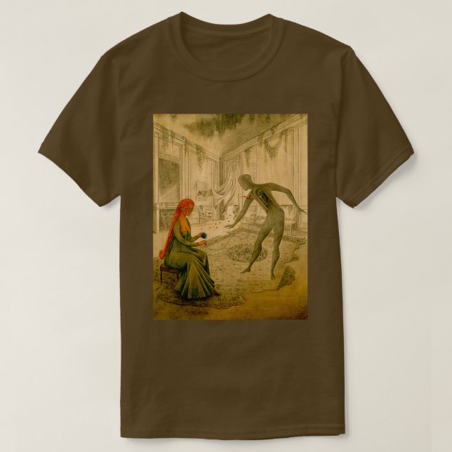 Camiseta Hojas muertas por Remedios Varo (Diseño del anverso)