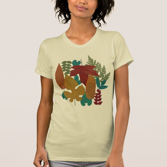 Camiseta Hojas otoñales (Anverso)