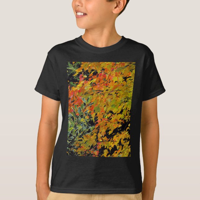 Camiseta Hojas otoñales (Anverso)