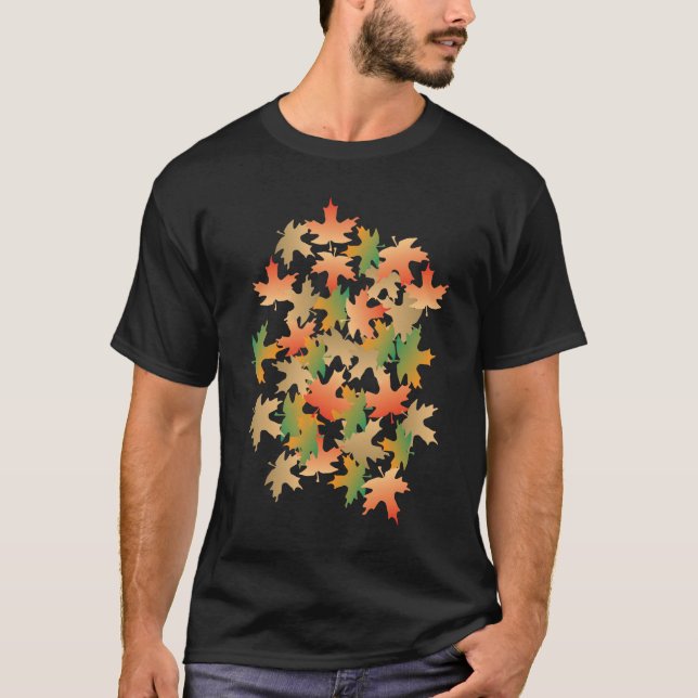 Camiseta Hojas otoñales (Anverso)