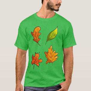 Camiseta Hojas otoñales1