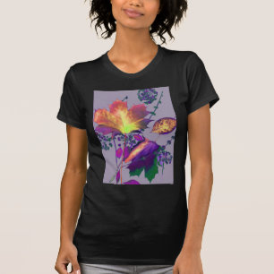Camiseta Hojas otoñales en Lilac