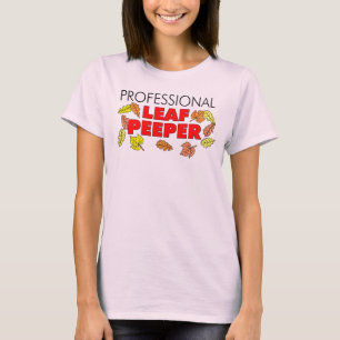 Camiseta Hojas otoñales profesionales del Peeper de hojas d