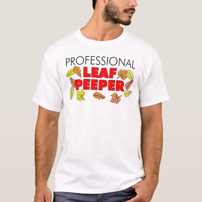 Camiseta Hojas Profesionales Peeper Fall (Anverso)